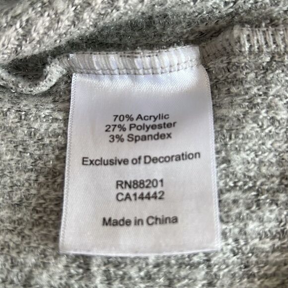 Mondetta grey hoodie sweater- size L - Picture 7 of 7